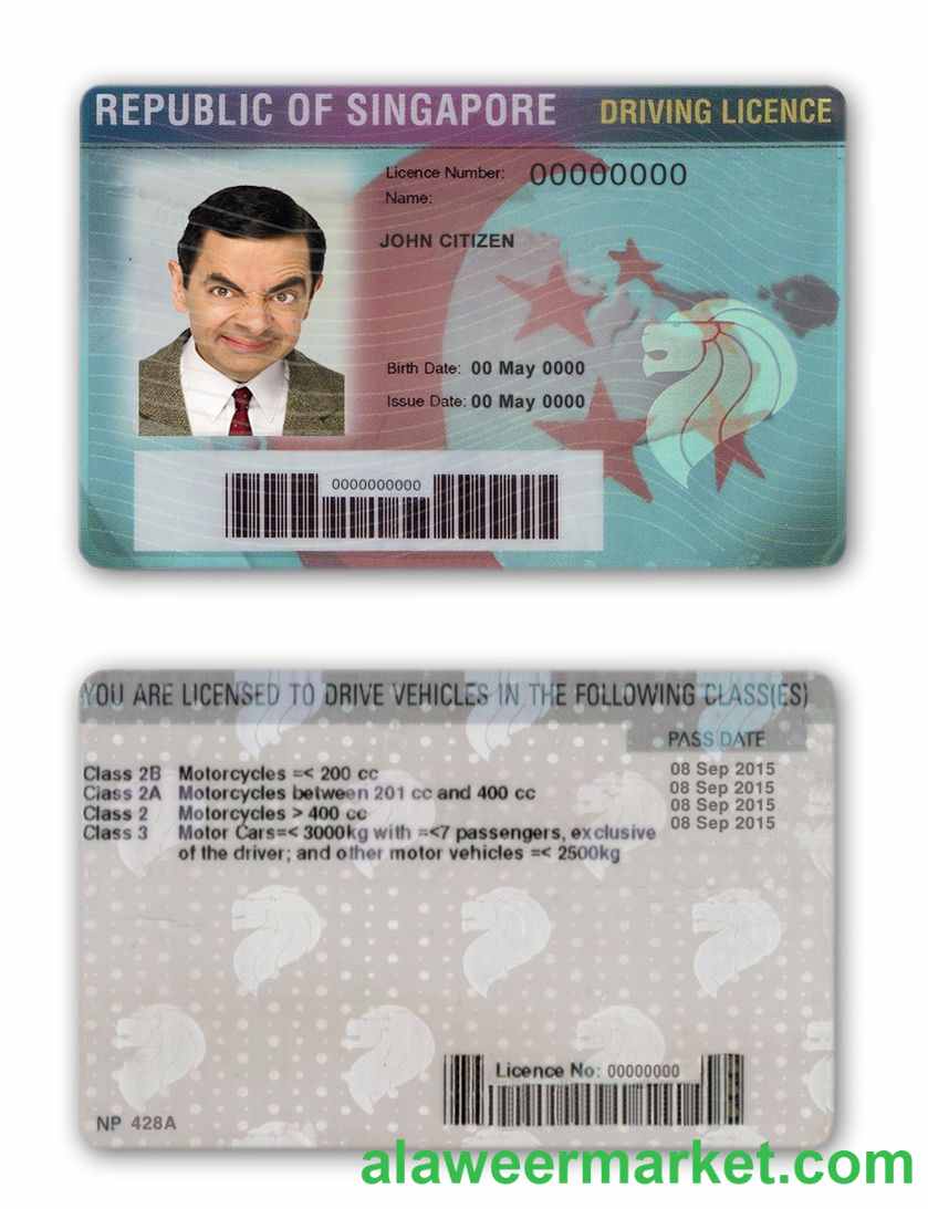 Singapore driving license